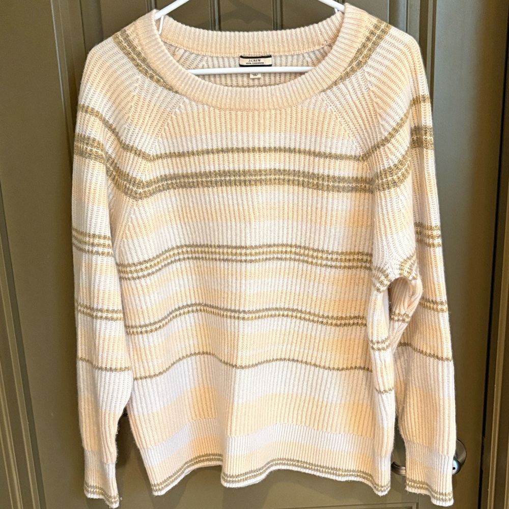 JCrew Cashmere Boyfriend Sweater Size Medium